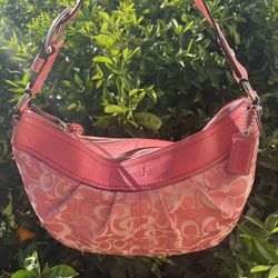 Pink Medium Sized Shoulder Bag 