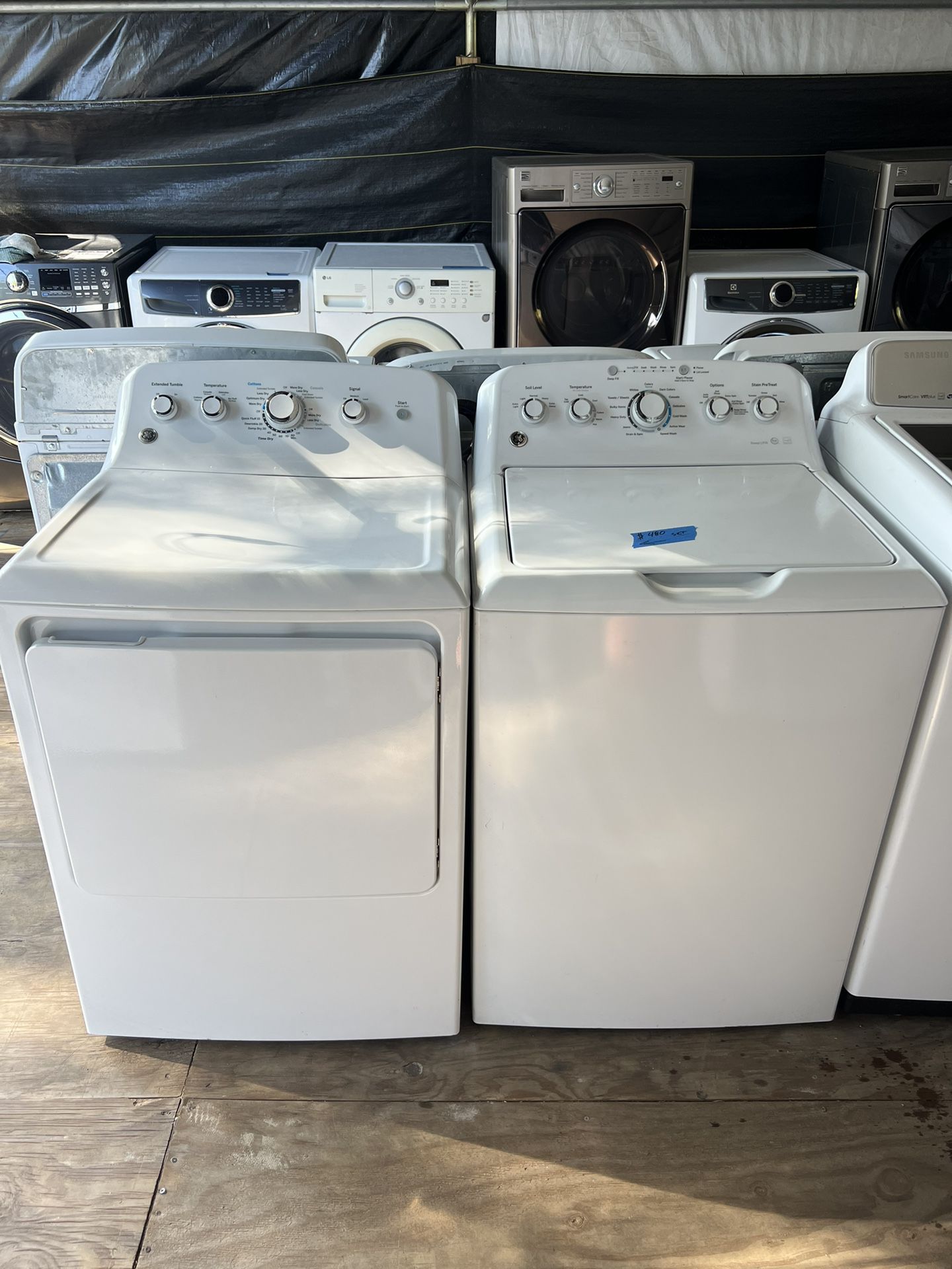 Ge Washer&dryer Large Capacity   60 day warranty/ Located at:📍5415 Carmack Rd Tampa Fl 33610📍