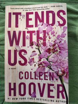 It Ends with Us, a Fiction Novel by Colleen Hoover, Paperback