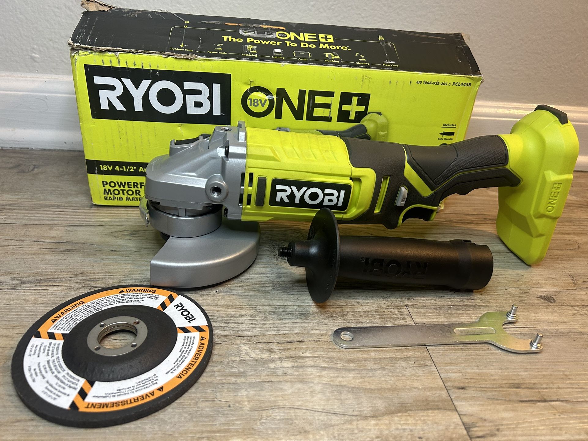 RYOBI ONE+ 18V Cordless 4-1/2 in. Angle Grinder (Tool Only)