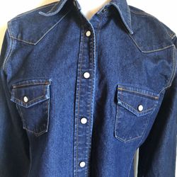 Levi’s Denim Shirt/Jacket M Western Style 