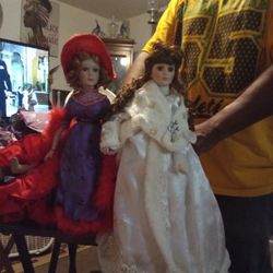 Porcelain Vintage Dolls For Sale Make Me An Offe For All  Are $20 Each It's A Total Of 20 Dolls