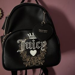 Juicy Couture Black Backpack 