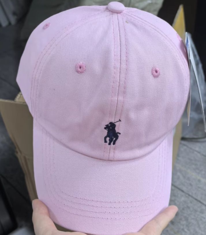 Women's Pink Polo Ralph Cap