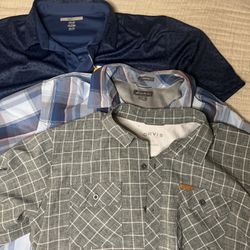 Men’s clothing bundle! 24 QUALITY items - Size 38/XXL - Levi’s, Callaway, North Face, Eddie Bauer