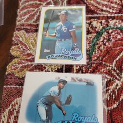 Bo Jackson Baseball Cards Lot 