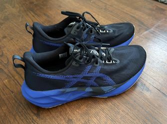 Asics Novablast 5 Men Running Walking Shoes Size 13 Black Purple
