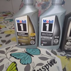 Mobil Synthetic Oil 3count
