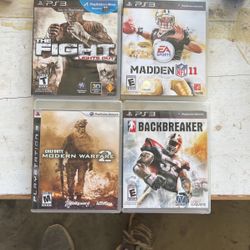 4- PlayStation 3 Games 