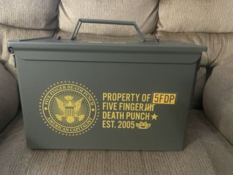 Five Finger Death Punch Heavy Metal Band Ammo Storage Box