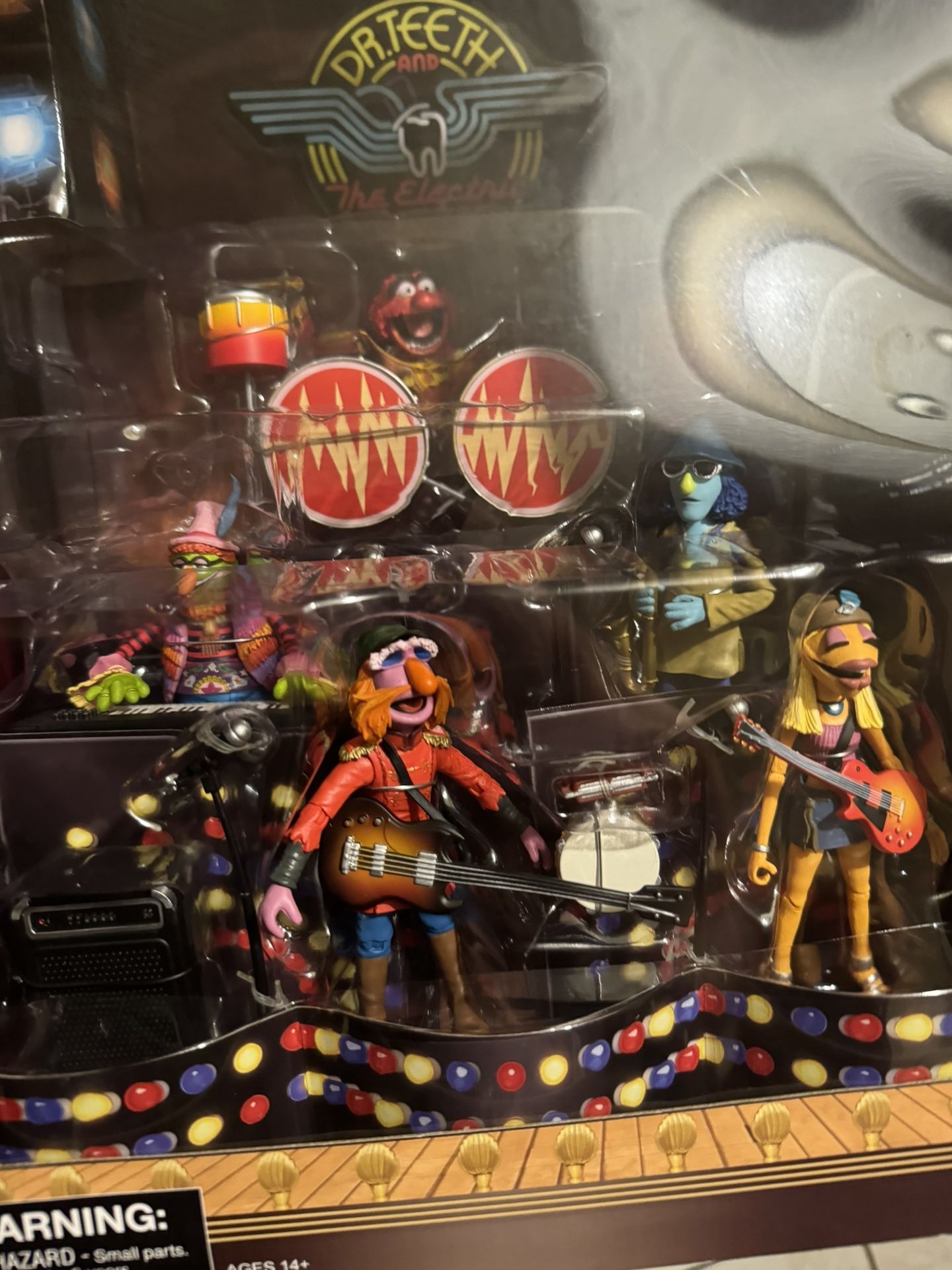 2020 SDCC Diamond Select The Muppet Show Dr. Teeth And Electric Mayhem Disney Neca Super7 Sesame Street Kermit Gonzo Miss Piggy Fozzy Elmo Big Bird