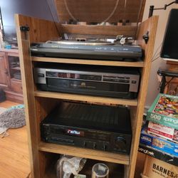 Stereo System Components/Cabinet