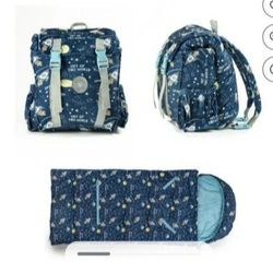 Kids Backpack that transforms into a sleeping bag
