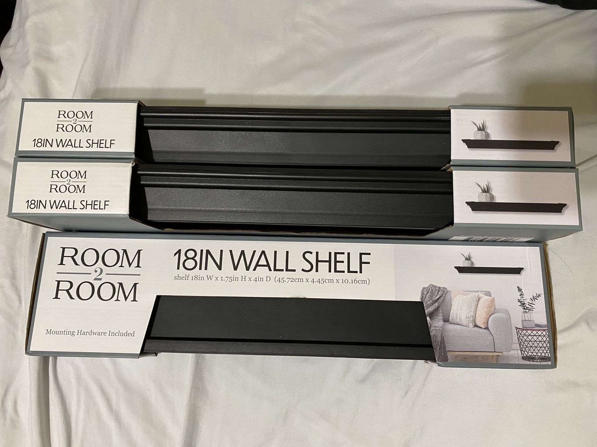 3 pack wall shelves