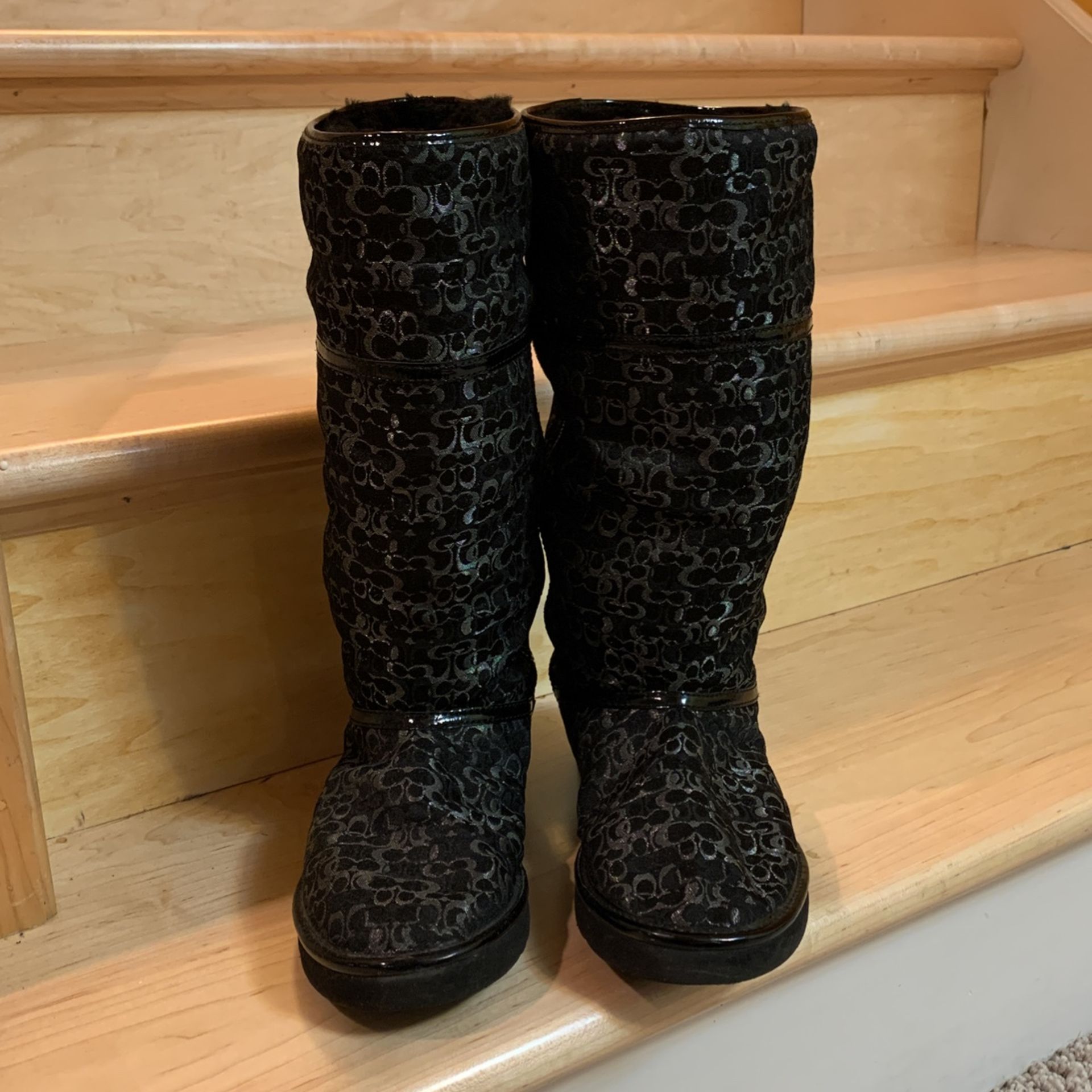 Black Coach Boots