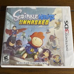 ScribbleNauts Unmasked 3DS 