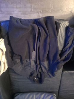 Large regular US Navy black jacket with tab