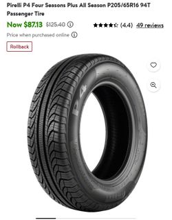 Set Of Phirelli Tires