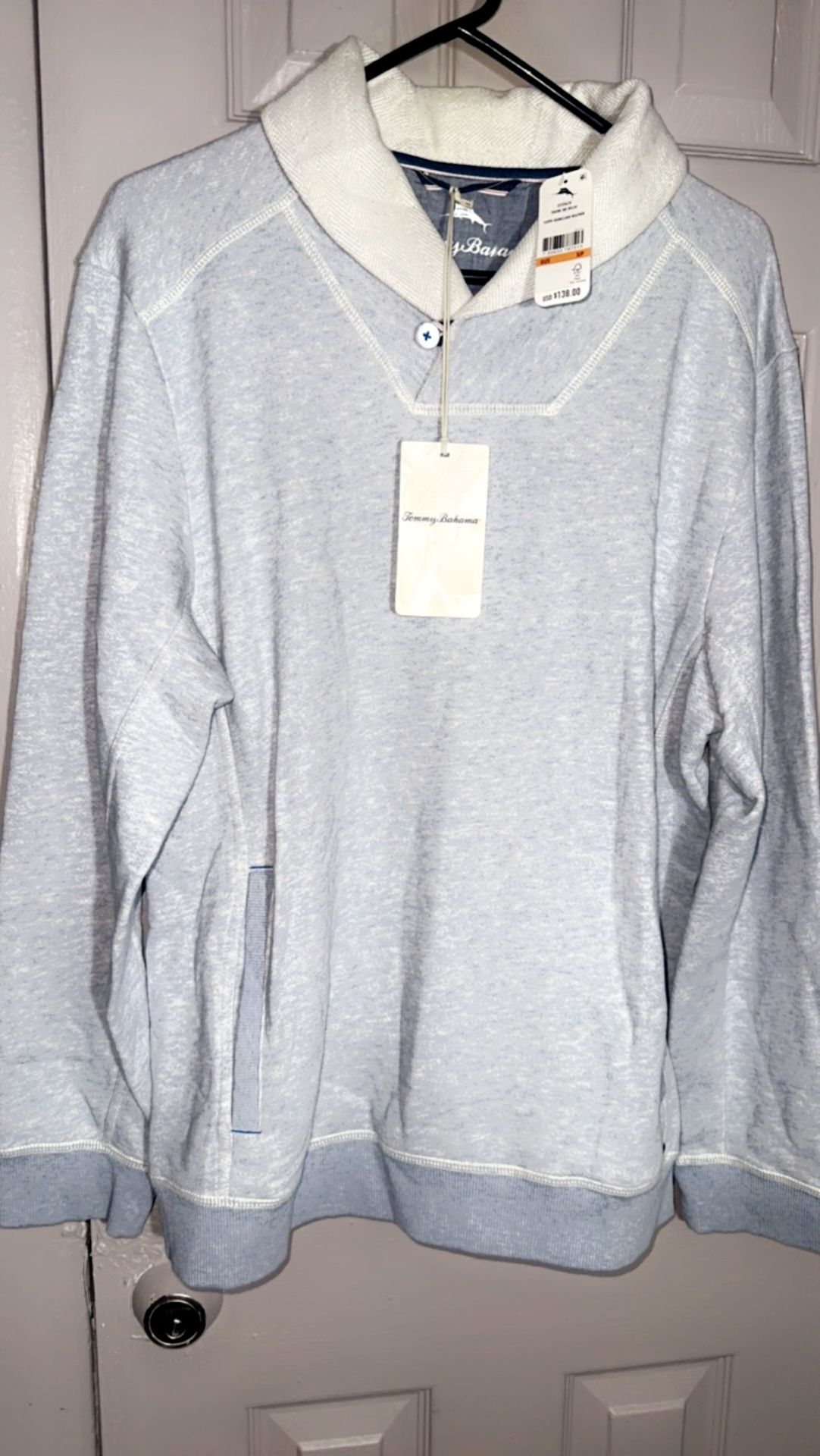 Tommy Bahama Shawl Collar Sweatshirt