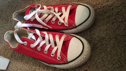 Red converse