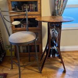 Wine Barrel Table