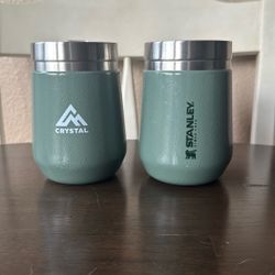 2 Stanley Crystal Mountain Wine Tumblers