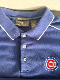 Antigua Chicago Cubs Polo Shirt Size Medium