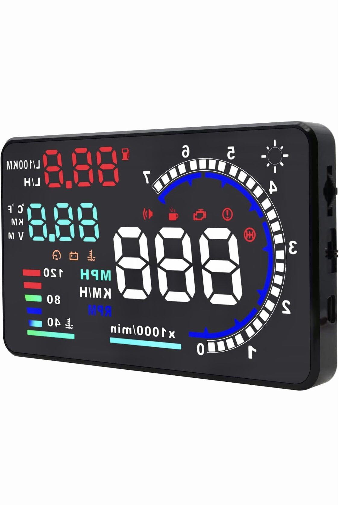 Vehicles Display, 5.5" Dash Screen Projector