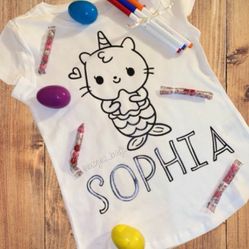Easter Egg Coloring Book Shirts For Kids