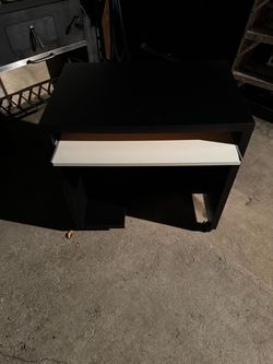 Black desk