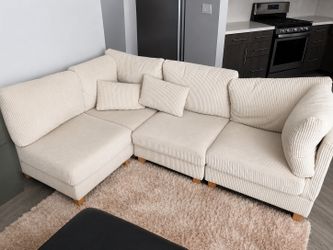 Corduroy Modular Couch