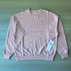 Alo Yoga Crewneck Sweatshirt Pink New with Tags