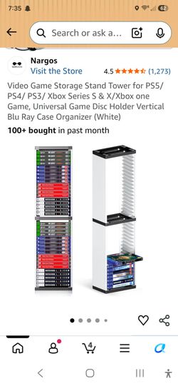 Game storage tower