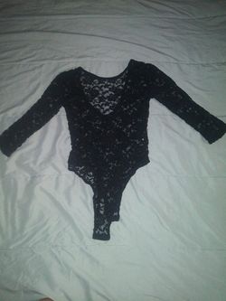 Lace see through onesie
