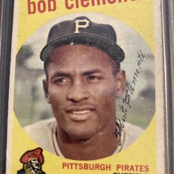 1959 Topps Baseball #478 Bob Clemente