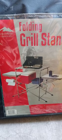 Folding Aluminum Grill Stand