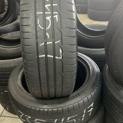 Used Set 235/45/17 DUNLOP $240
