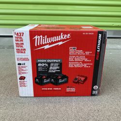 Milwaukee Electric High Output XC6.0 Battery 2-Pack
