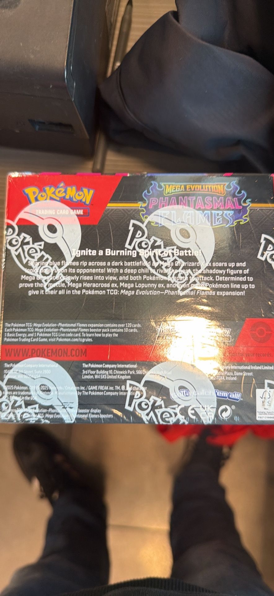 Pokémon Phantasmal Flames Box