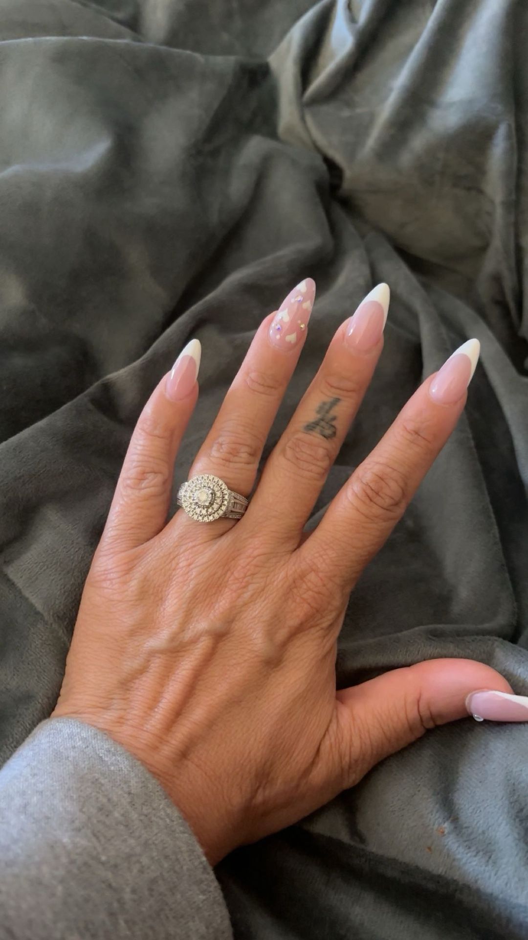 1 CT White Gold Engagement Ring