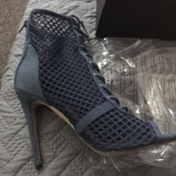 High Heel Mesh Shoe