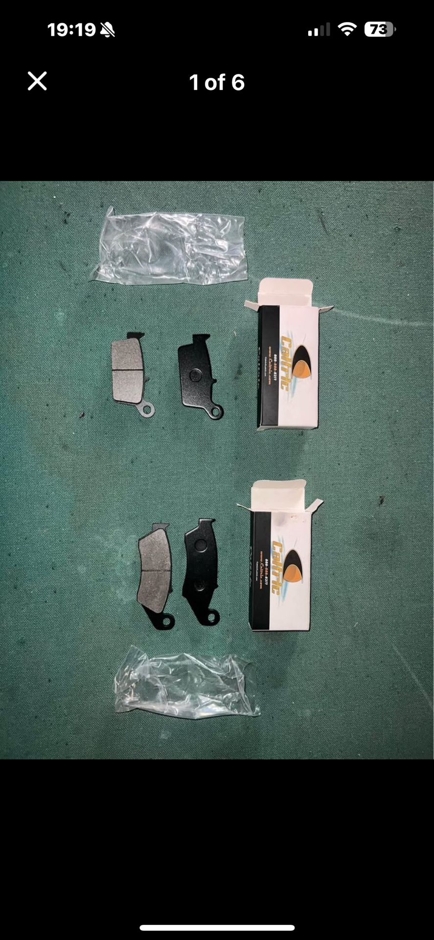 Dirt Bike Front/Rear Brake Pads