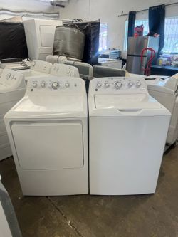 Used GE Washer and Gas Dryer Top Load