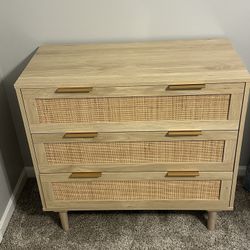 3 Drawer Dresser/ Storage  - Rattan