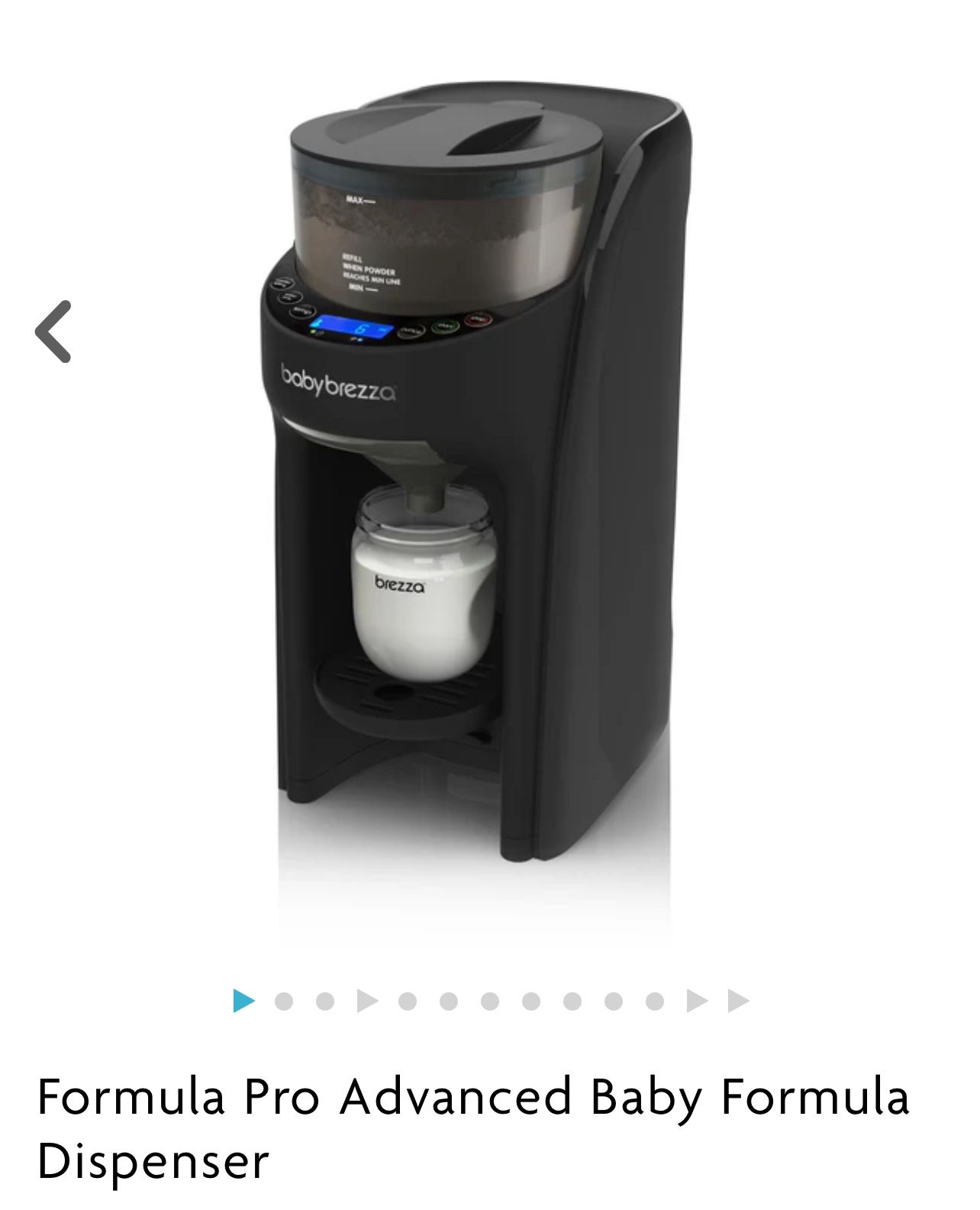 Baby Brezza Formula Pro Advanced Baby Formula Dispenser