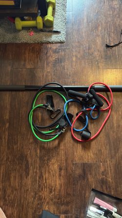 Resistance bands with bar