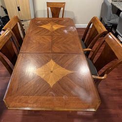 Table  With 6 Chairs