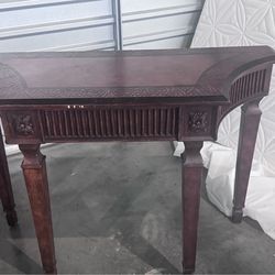 Decorative solid wood display/ foyer table