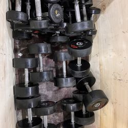 GP dumbbell set 5lb-75lb