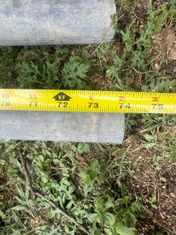 Metal poles I have poles that are 6ft $6